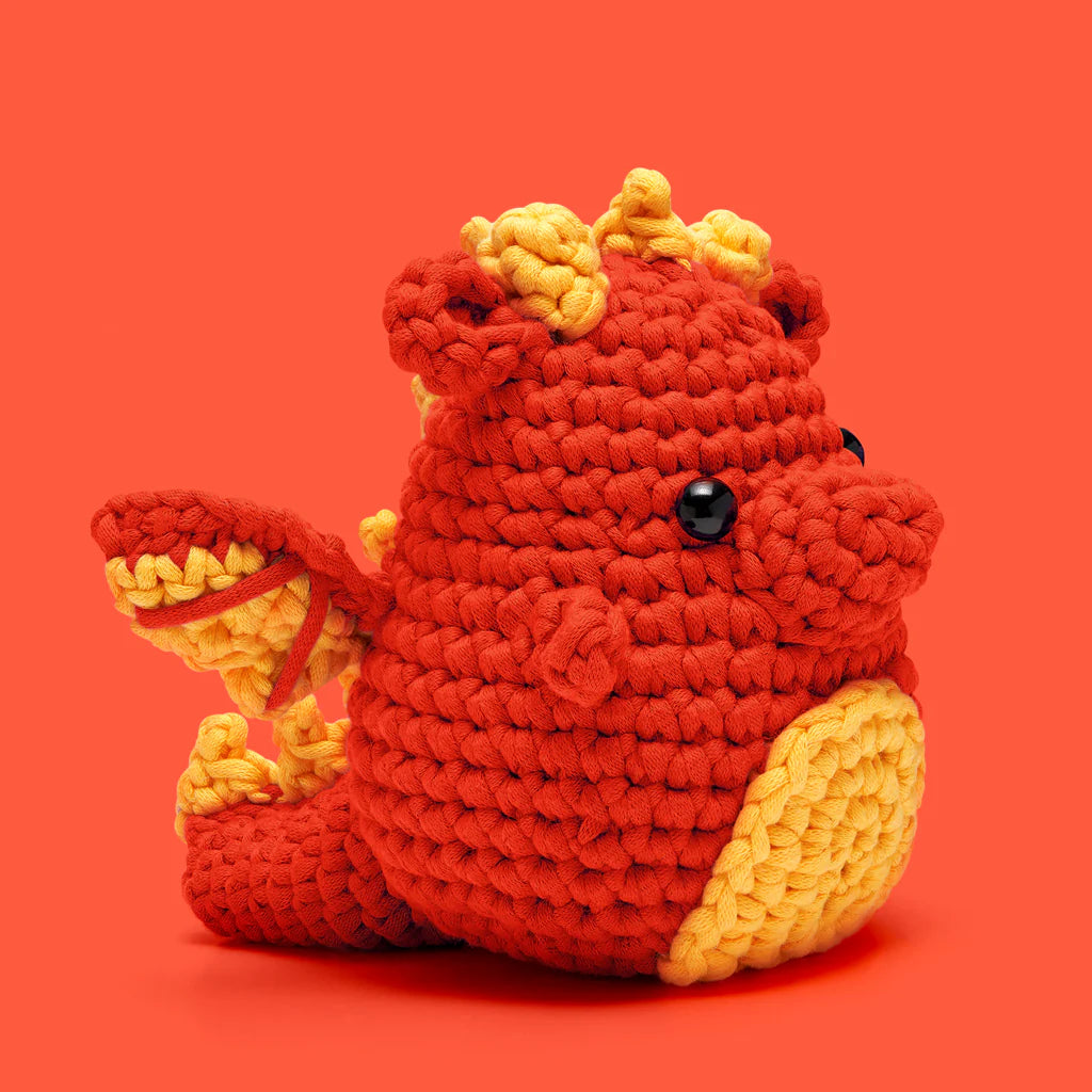 Kaida the Dragon Red Crochet Kit