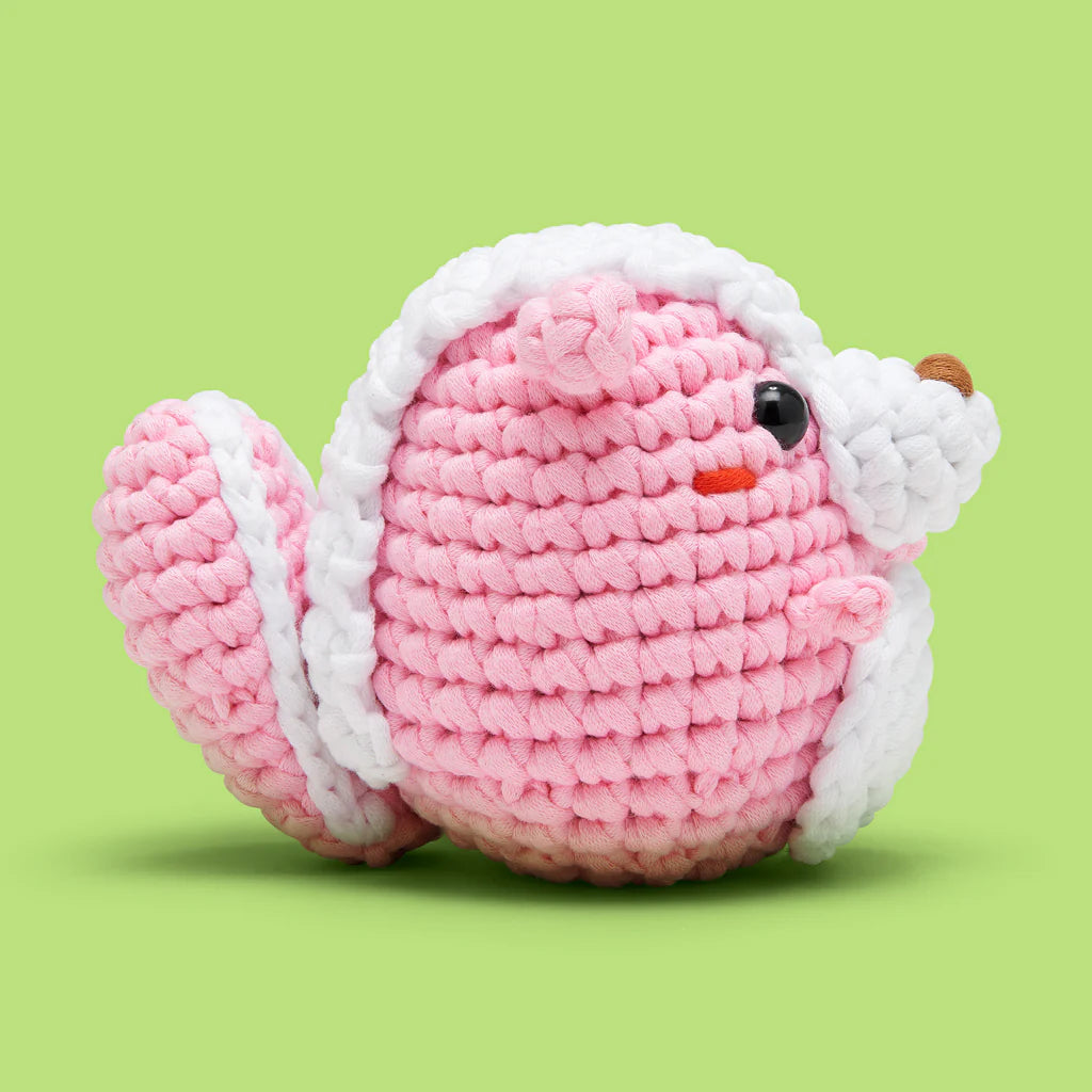 Andre the Skunk Pink Crochet Kit