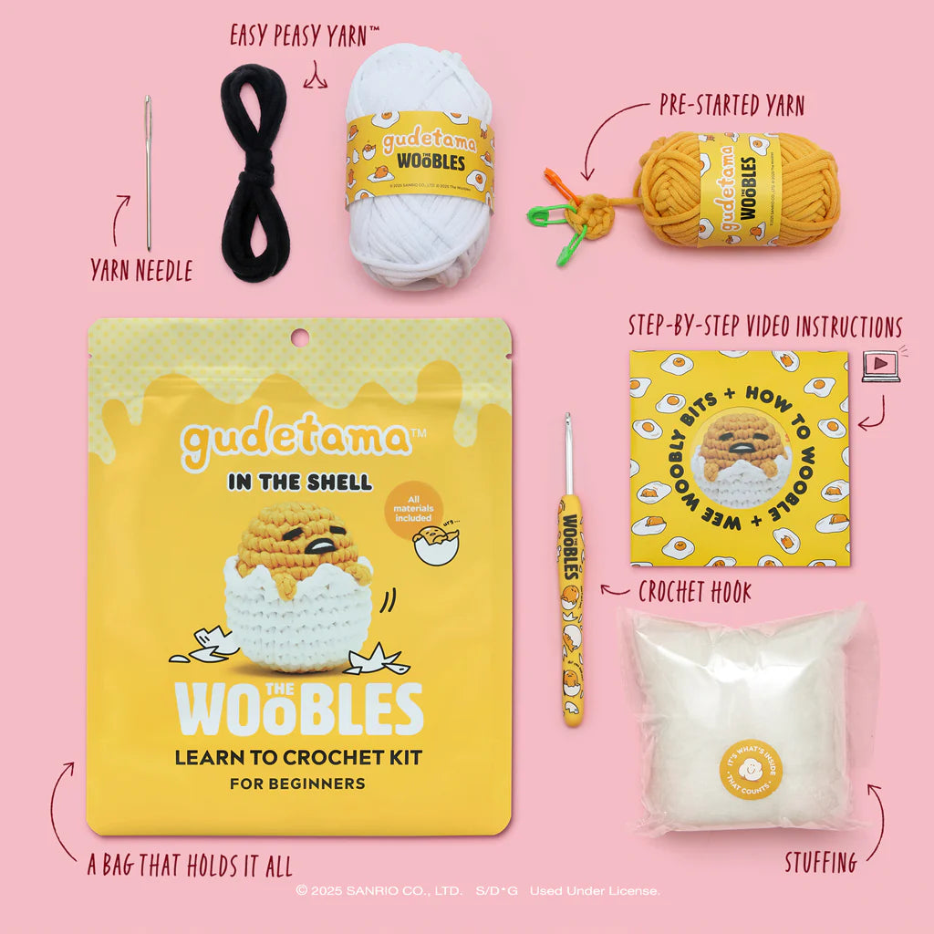 Gudetama™ in the Shell Crochet Kit